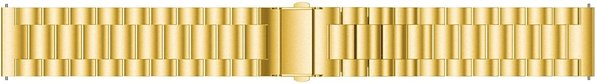Strap-it® Strap-it Huawei Watch GT Runner stalen band (goud)