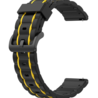 Strap-it® Strap-it Polar Grit X Pro sport gesp band (zwart/geel) Strap-it® Strap-it Polar Grit X Pro sport gesp band (zwart/geel)