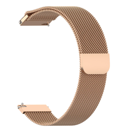 Strap-it® Strap-it Polar Grit X Pro Milanese band (rosé goud)
