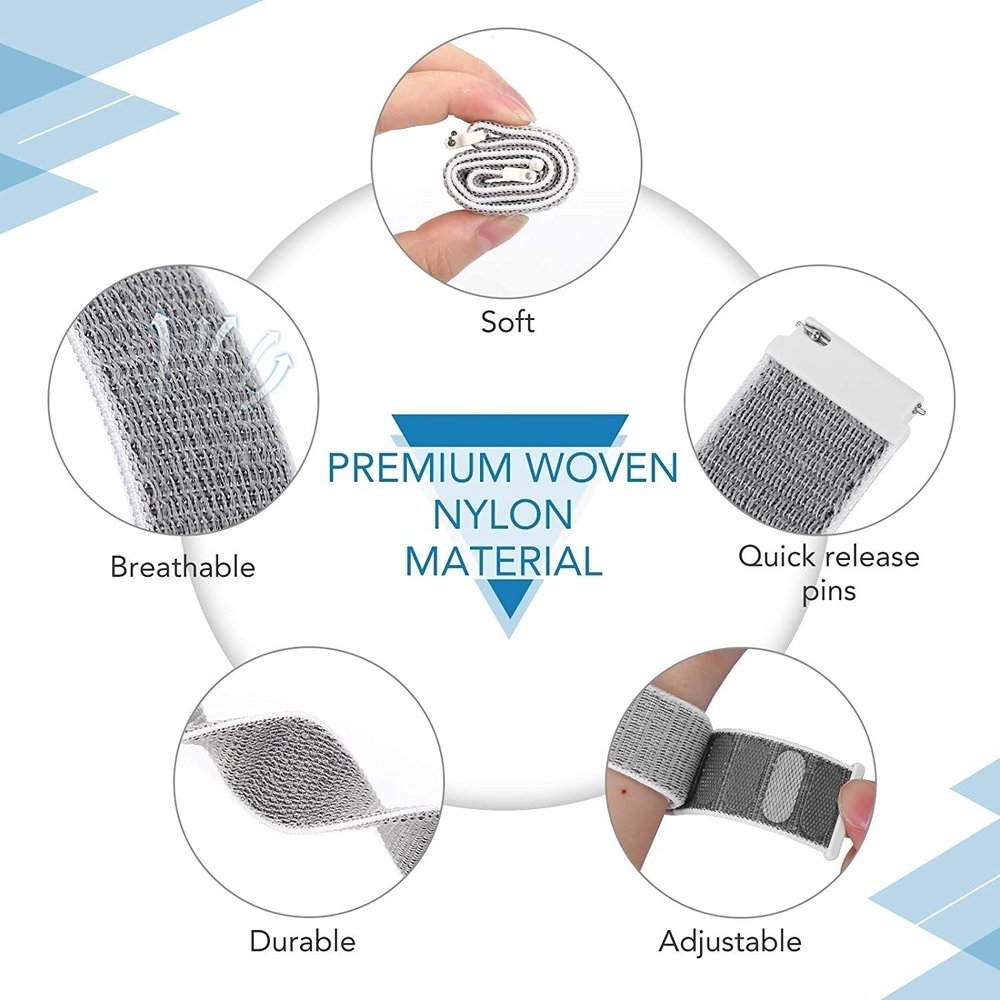 Strap-it® Strap-it Polar Grit X Pro nylon band (zeeschelp)