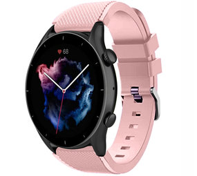 Strap-it® Amazfit GTR 3 (Pro) siliconen bandje (roze)