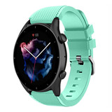 Strap-it® Amazfit GTR 3 (Pro) siliconen bandje (aqua)