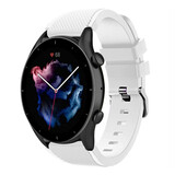 Strap-it® Amazfit GTR 3 (Pro) siliconen bandje (wit)