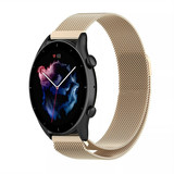 Strap-it® Amazfit GTR 3 (Pro) Milanese band (champagne)