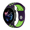 Strap-it® Strap-it Amazfit GTR 3 (Pro) sport band (paars/groen) Strap-it® Strap-it Amazfit GTR 3 (Pro) sport band (paars/groen)