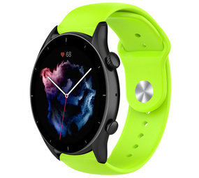 Strap-it® Amazfit GTR 3 (Pro) sport band (lichtgroen)