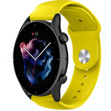 Strap-it® Amazfit GTR 3 (Pro) sport band (geel)