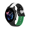 Strap-it® Strap-it Amazfit GTR 3 (Pro) triple sport band (zwart-wit-groen) Strap-it® Strap-it Amazfit GTR 3 (Pro) triple sport band (zwart-wit-groen)