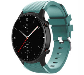 Strap-it® Amazfit GTR 2 siliconen bandje (dennengroen)