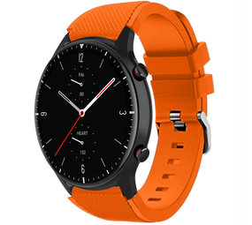 Strap-it® Amazfit GTR 2 siliconen bandje (oranje)