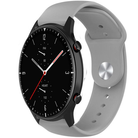 Strap-it® Strap-it Amazfit GTR 2 sport band (grijs) Strap-it® Strap-it Amazfit GTR 2 sport band (grijs)