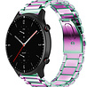 Strap-it® Strap-it Amazfit GTR 2 stalen band (regenboog) Strap-it® Strap-it Amazfit GTR 2 stalen band (regenboog)