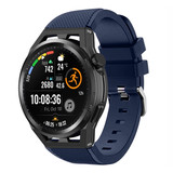 Strap-it® Huawei Watch GT Runner siliconen bandje (donkerblauw)