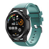 Strap-it® Huawei Watch GT Runner siliconen bandje (dennengroen)