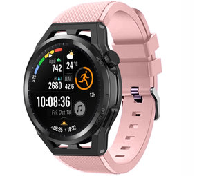 Strap-it® Huawei Watch GT Runner siliconen bandje (roze)