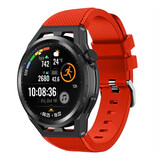 Strap-it® Huawei Watch GT Runner siliconen bandje (rood)
