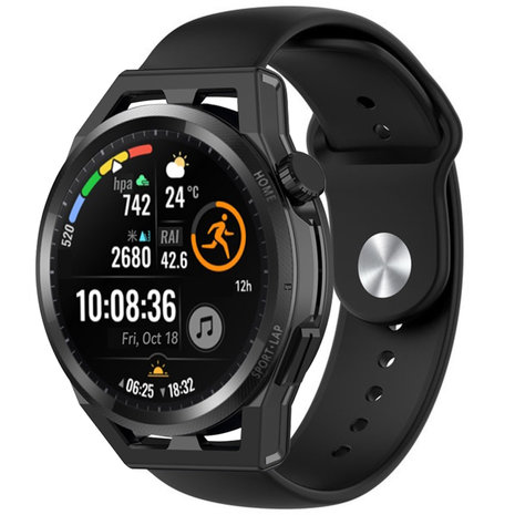Strap-it® Strap-it Huawei Watch GT Runner sport band (zwart)