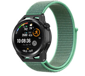 Strap-it® Huawei Watch GT Runner nylon band (mint)
