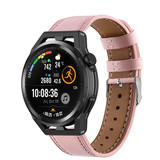 Strap-it® Huawei Watch GT Runner bandje leer (roze)