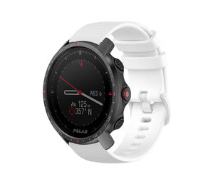 Strap-it® Polar Grit X Pro siliconen bandje (wit)