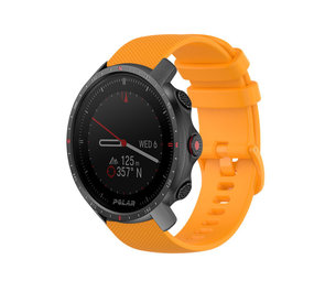 Strap-it® Polar Grit X Pro siliconen bandje (oranje)