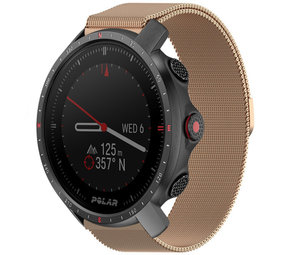 Strap-it® Polar Grit X Pro Milanese band (rosé goud)