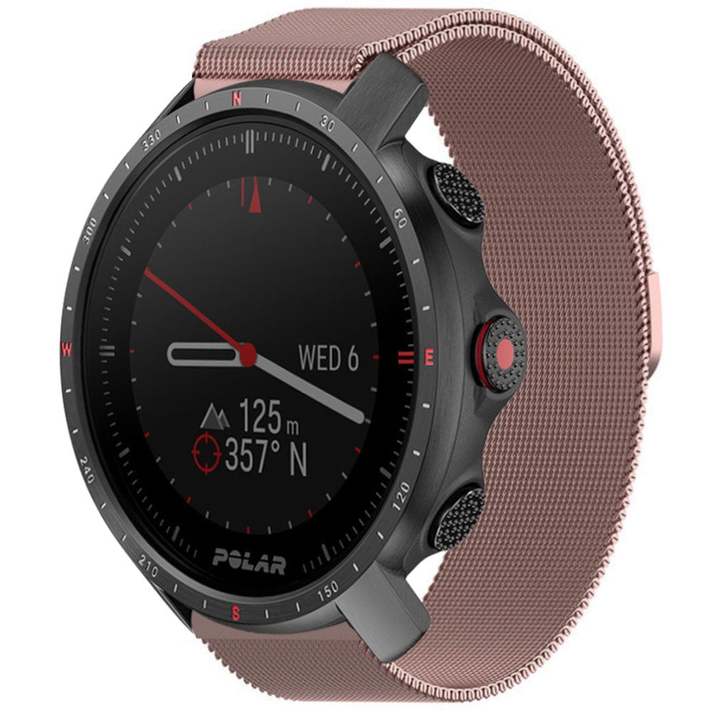 Strap-it® Strap-it Polar Grit X Pro Milanese band (roze)