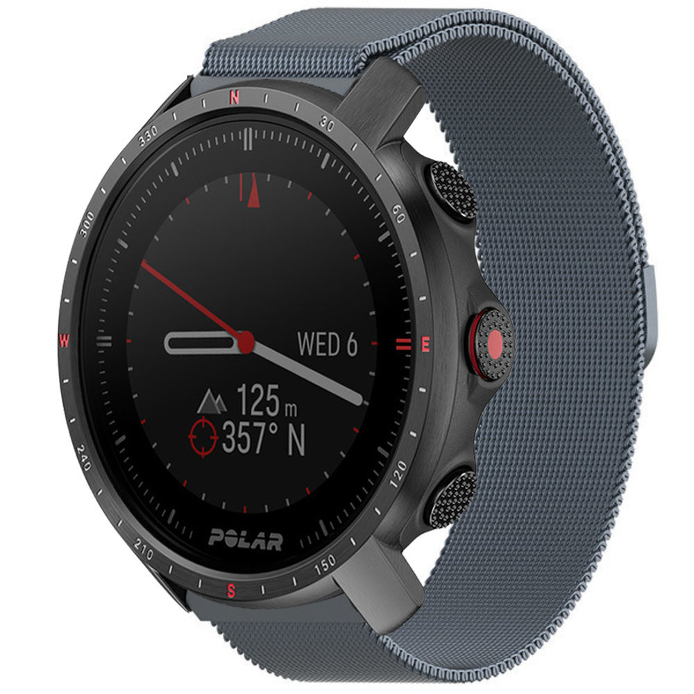 Strap-it® Strap-it Polar Grit X Pro Milanese band (space grey)