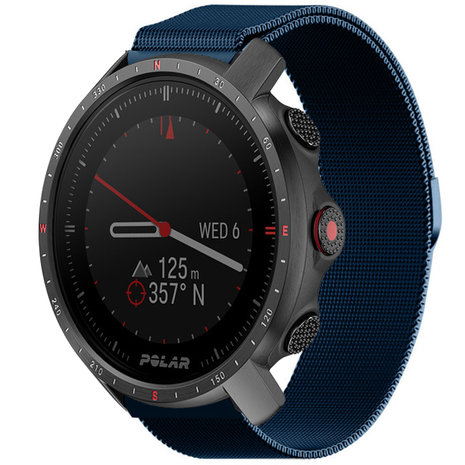 Strap-it® Strap-it Polar Grit X Pro Milanese band (blauw)