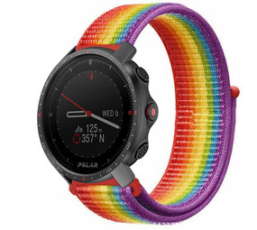 Strap-it® Polar Grit X Pro nylon band (regenboog) Strap-it® Polar Grit X Pro nylon band (regenboog)
