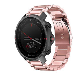 Strap-it® Polar Grit X Pro stalen band (rosé pink) Strap-it® Polar Grit X Pro stalen band (rosé pink)
