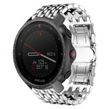 Strap-it® Polar Grit X Pro stalen draak band (zilver) Strap-it® Polar Grit X Pro stalen draak band (zilver)