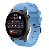 Strap-it® Huawei Watch 3 (Pro) siliconen bandje (zand blauw)