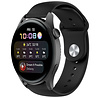 Strap-it® Strap-it Huawei Watch 3 (Pro) sport band (zwart) Strap-it® Strap-it Huawei Watch 3 (Pro) sport band (zwart)
