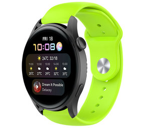 Strap-it® Huawei Watch 3 (Pro) sport band (lichtgroen) Strap-it® Huawei Watch 3 (Pro) sport band (lichtgroen)