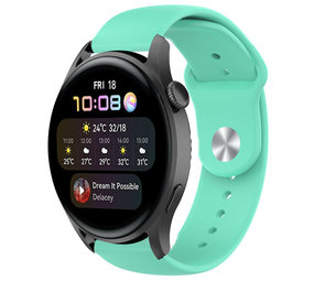 Strap-it® Huawei Watch 3 (Pro) sport band (aqua)