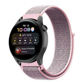 Strap-it® Huawei Watch 3 (Pro) nylon band (pink sand)