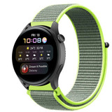 Strap-it® Huawei Watch 3 (Pro) nylon band (fluoriserend)