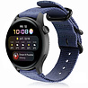 Strap-it® Strap-it Huawei Watch 3 (Pro) nylon gesp band (blauw) Strap-it® Strap-it Huawei Watch 3 (Pro) nylon gesp band (blauw)