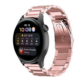 Strap-it® Huawei Watch 3 (Pro) stalen band (rosé pink)