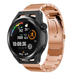 Strap-it® Huawei Watch GT Runner metalen bandje (rosé goud) Strap-it® Huawei Watch GT Runner metalen bandje (rosé goud)