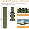 Strap-it® Strap-it Amazfit GTS 2 nylon gesp band (groen) Strap-it® Strap-it Amazfit GTS 2 nylon gesp band (groen)