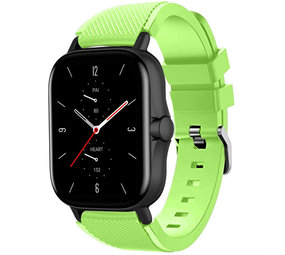 Strap-it® Amazfit GTS 2 siliconen bandje (lichtgroen)