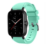 Strap-it® Amazfit GTS 2 siliconen bandje (aqua)