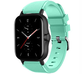 Strap-it® Amazfit GTS 2 siliconen bandje (aqua)