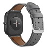 Strap-it® Strap-it Amazfit GTS 2 bandje leer (grijs) Strap-it® Strap-it Amazfit GTS 2 bandje leer (grijs)
