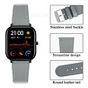 Strap-it® Strap-it Amazfit GTS 2 bandje leer (grijs) Strap-it® Strap-it Amazfit GTS 2 bandje leer (grijs)