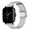 Strap-it® Strap-it Amazfit GTS 2 roestvrij stalen band (zilver) Strap-it® Strap-it Amazfit GTS 2 roestvrij stalen band (zilver)