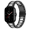 Strap-it® Strap-it Amazfit GTS 2 stalen band (zwart/zilver) Strap-it® Strap-it Amazfit GTS 2 stalen band (zwart/zilver)