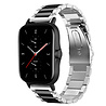 Strap-it® Strap-it Amazfit GTS 2 stalen band (zilver/zwart) Strap-it® Strap-it Amazfit GTS 2 stalen band (zilver/zwart)